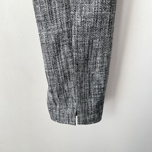 St. John Pants Gray Emma Wool Blend Straight Leg Classic Trouser Career 12 - Picture 8 of 9